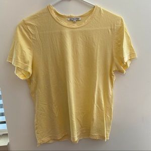 Distressed Yellow Tee Cotton Citizen